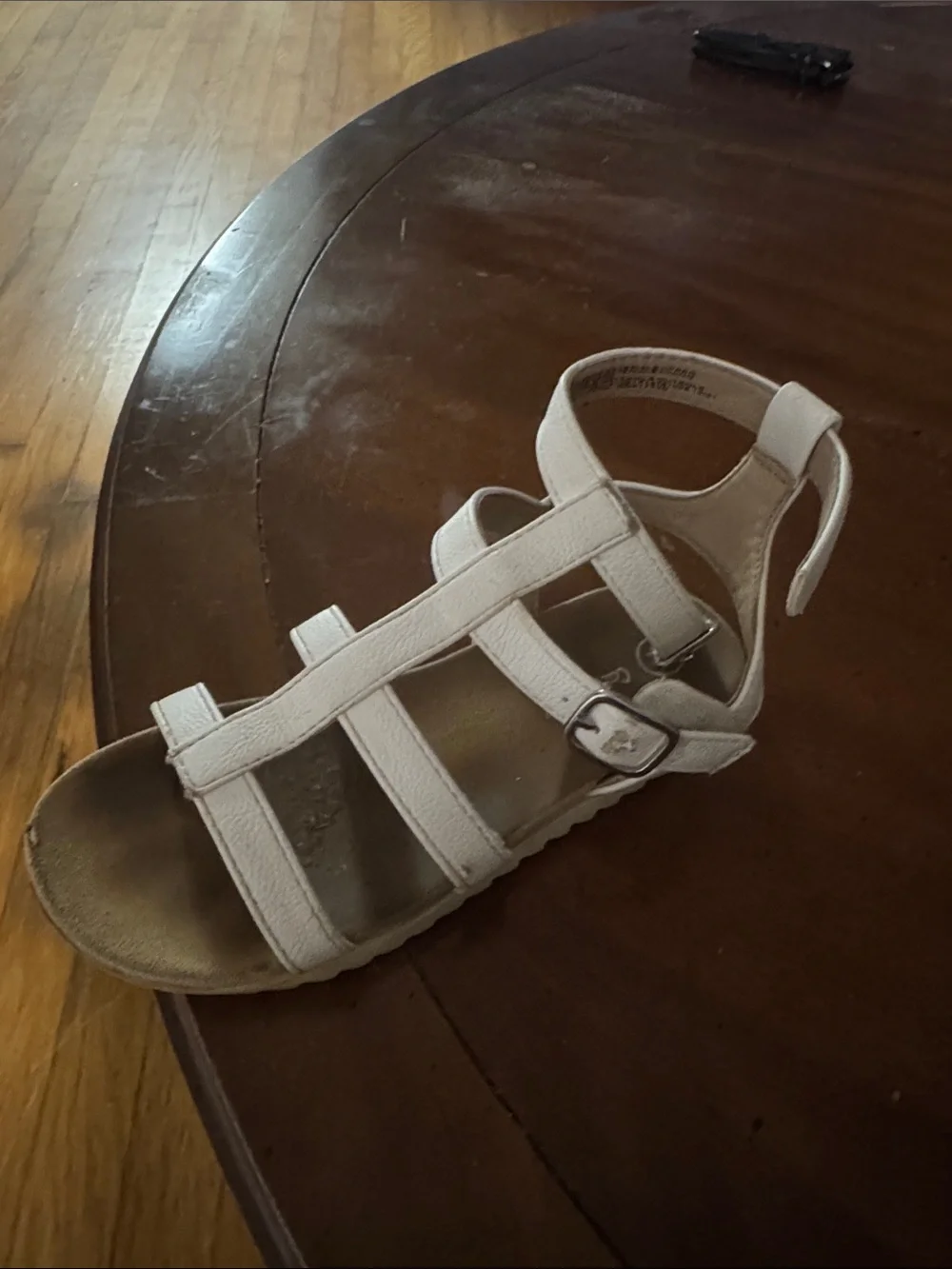 Kids White Strappy Sandals - Comfortable Summer Shoes